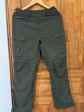 REI Men's Convertible Cargo Pants — Dark Olive